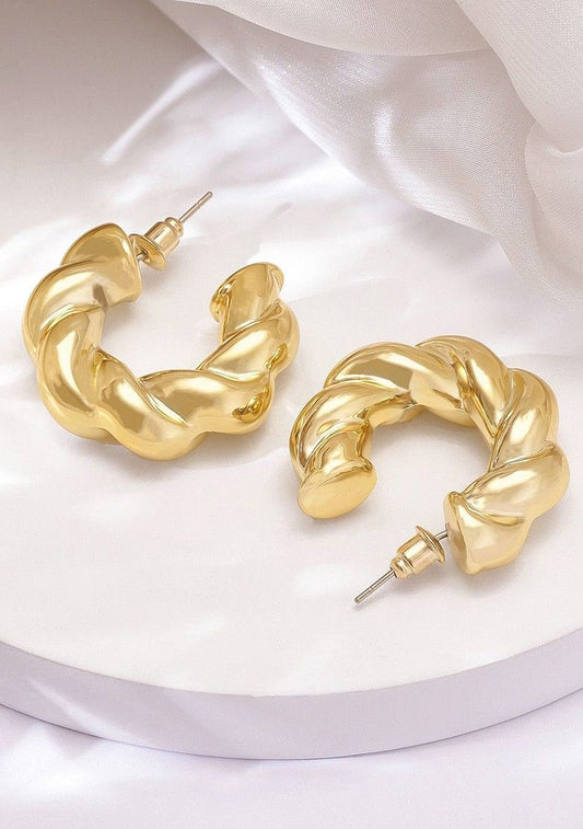 Round Hoop Earrings with Classic Appeal