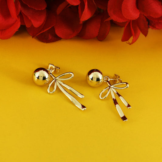 2-in-1 Convertible Earrings – Two Looks in One! Round Shaped Earrings with Unique Design