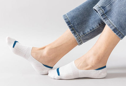 Sleek Step Trio - Pack of 3 Invisible No Show Socks I Silicone Grip I Anti-Slip I Breathable I No Smell Socks I Universal Size