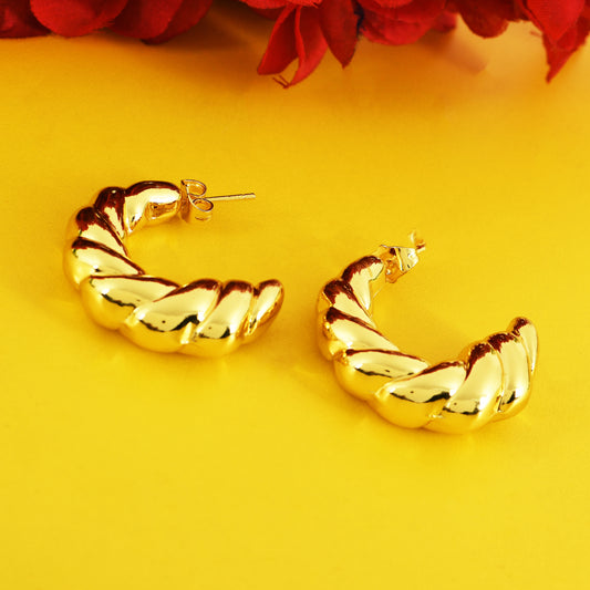 Round Hoop Earrings with Classic Appeal