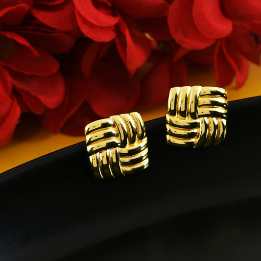 Square Shaped Earrings with Modern Design