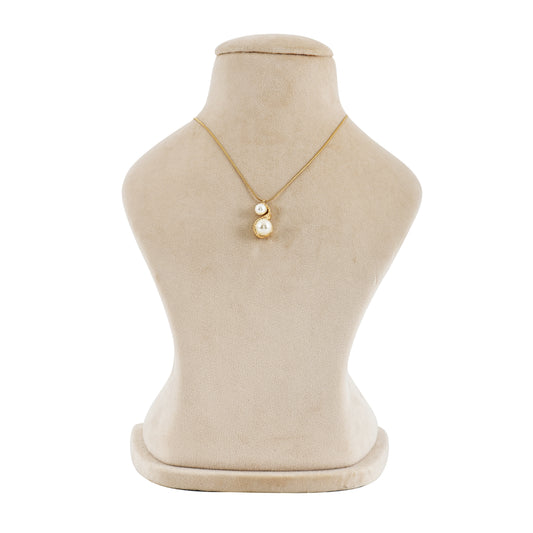 Gold Chain with Pearl Pendant/Charm