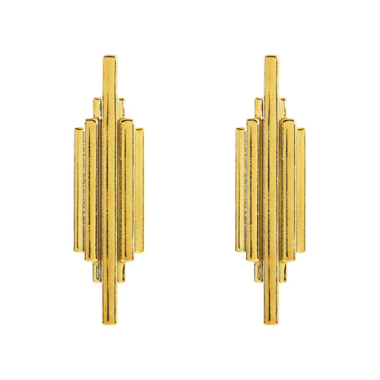 Within Your Heart Gold Earrings