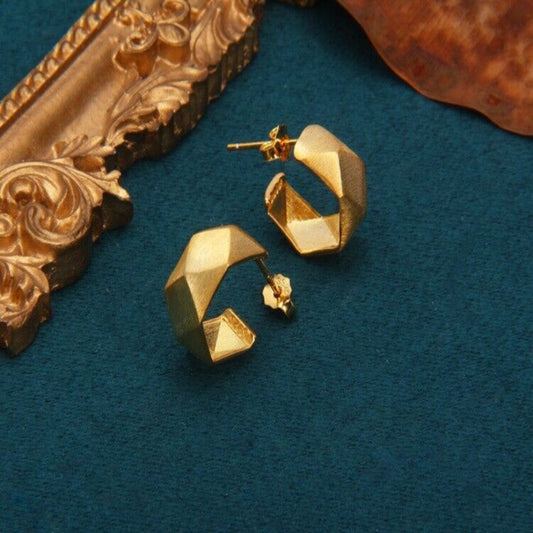 Square Shaped Earrings with Bold Style