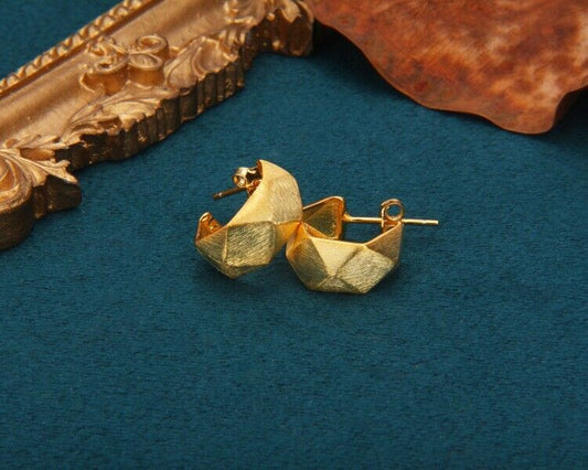 Square Shaped Earrings with Bold Style